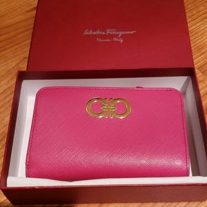 Authentic Salvatore Ferragamo Pink Wallet